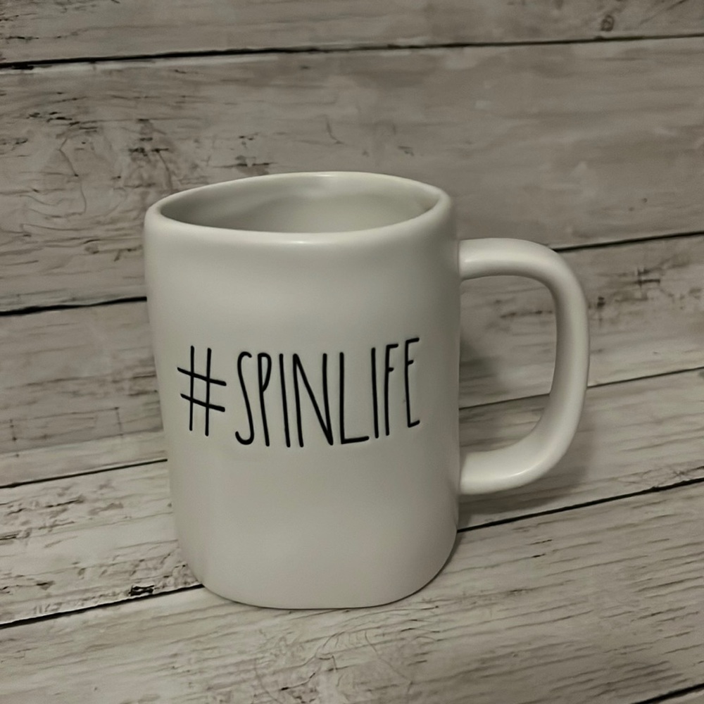 NEW Rae Dunn #SPINLIFE Mug